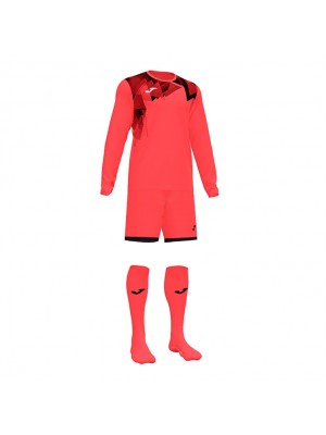 JOMA ZAMORA VI GOALKEEPER SET - FLUOR DARK ORANGE/BLACK