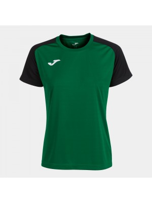 WOMENS ACADEMY IV SHORT SLEEVE T-SHIRT GREEN BLACK