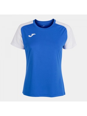WOMENS ACADEMY IV SHORT SLEEVE T-SHIRT ROYAL WHITE