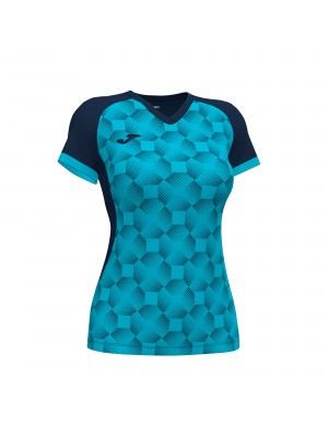 SUPERNOVA III SHORT SLEEVE T-SHIRT NAVY FLUOR TURQUOISE