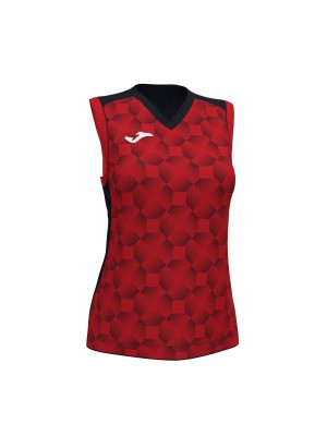 SUPERNOVA III SLEEVELESS SHIRT BLACK RED