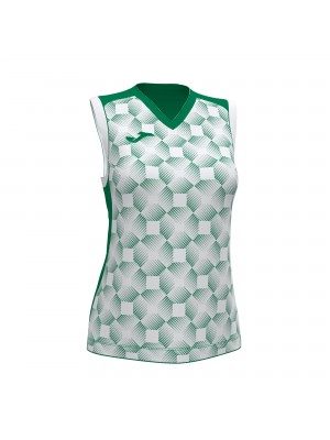 SUPERNOVA III SLEEVELESS SHIRT GREEN WHITE