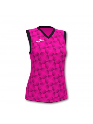 SUPERNOVA III SLEEVELESS SHIRT FLUOR PINK BLACK