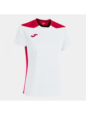 CHAMPIONSHIP VI SHORT SLEEVE T-SHIRT WHITE RED - WOMENS