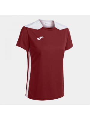 CHAMPIONSHIP VI SHORT SLEEVE T-SHIRT BURGUNDY WHITE