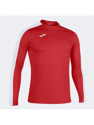 ACADEMY T-SHIRT RED-WHITE L/S