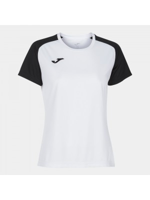 WOMENS ACADEMY IV SHORT SLEEVE T-SHIRT WHITE BLACK