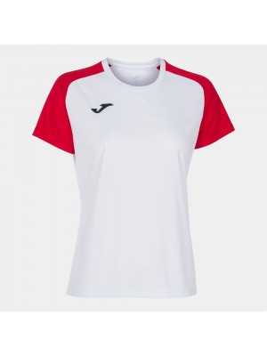 WOMENS ACADEMY IV SHORT SLEEVE T-SHIRT WHITE RED