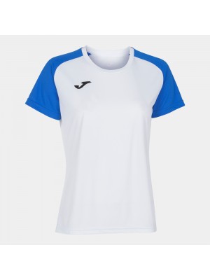 WOMENS ACADEMY IV SHORT SLEEVE T-SHIRT WHITE ROYAL