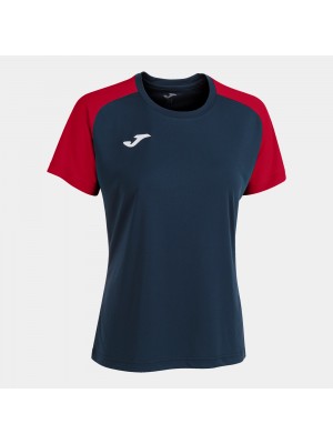 WOMENS ACADEMY IV SHORT SLEEVE T-SHIRT NAVY RED