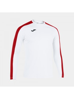 ACADEMY LONG SLEEVE T-SHIRT WHITE RED