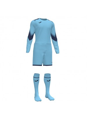 JOMA ZAMORA V GOALKEEPER SET - FLUOR TURQUOISE/DARK NAVY