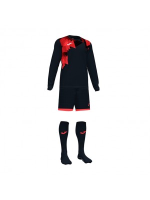 JOMA ZAMORA VI GOALKEEPER SET - BLACK/FLUOR DARK ORANGE